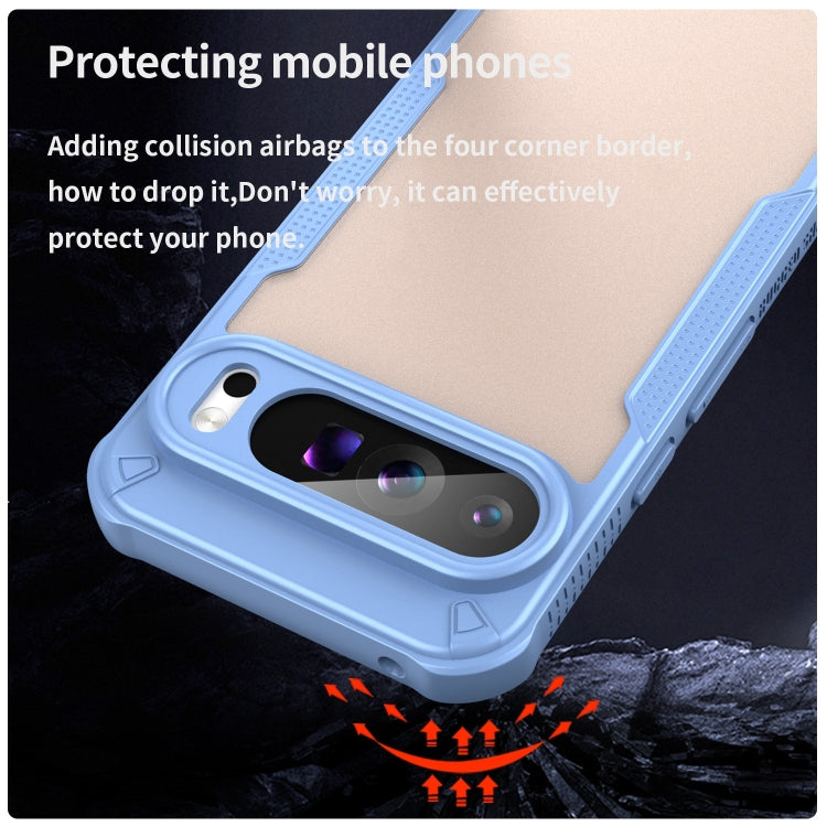 For Google Pixel 9 Pro XL Armor Glaze PC Hybrid TPU Phone Case