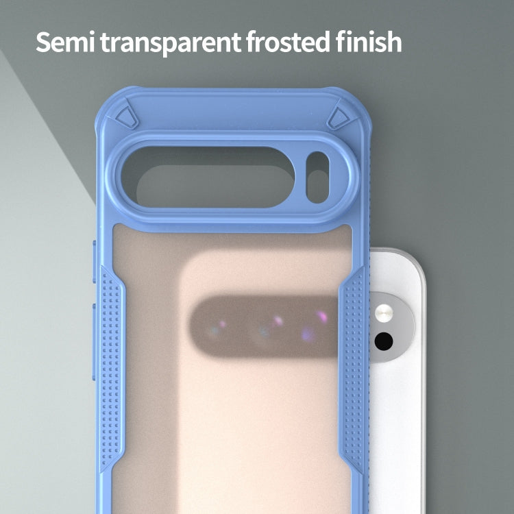 For Google Pixel 9 Pro XL Armor Glaze PC Hybrid TPU Phone Case