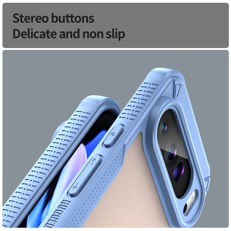 For Google Pixel 9 Pro XL Armor Glaze PC Hybrid TPU Phone Case