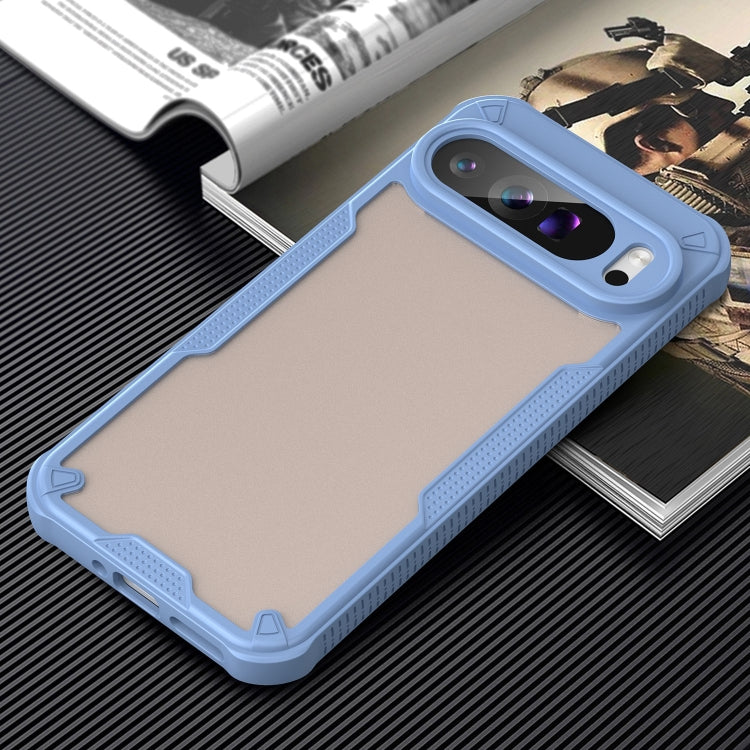 For Google Pixel 9 Pro XL Armor Glaze PC Hybrid TPU Phone Case