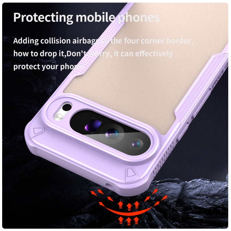 For Google Pixel 9 Pro XL Armor Glaze PC Hybrid TPU Phone Case