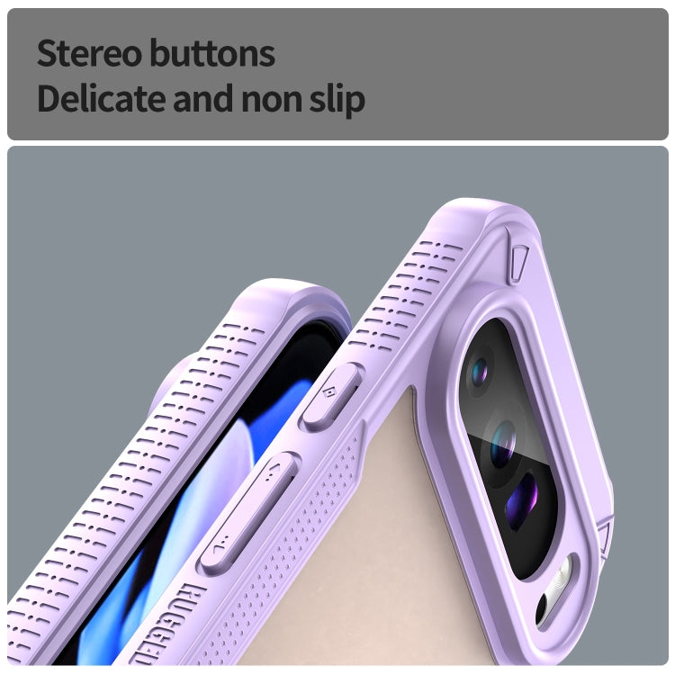 For Google Pixel 9 Pro XL Armor Glaze PC Hybrid TPU Phone Case