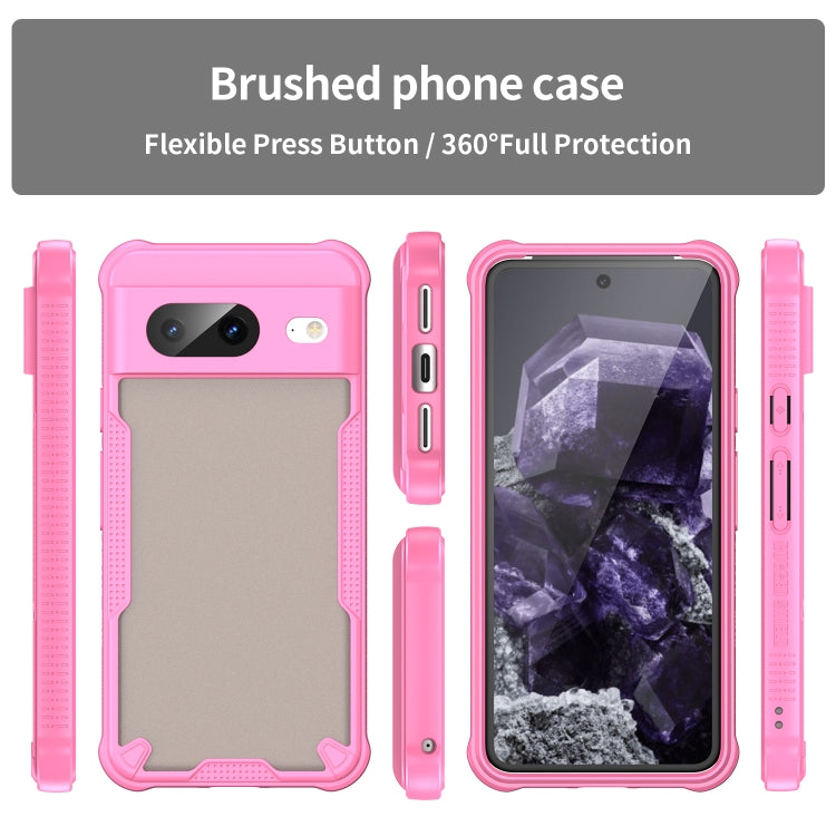 For Google Pixel 8 Armor Glaze PC Hybrid TPU Phone Case