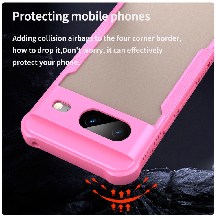 For Google Pixel 8 Armor Glaze PC Hybrid TPU Phone Case