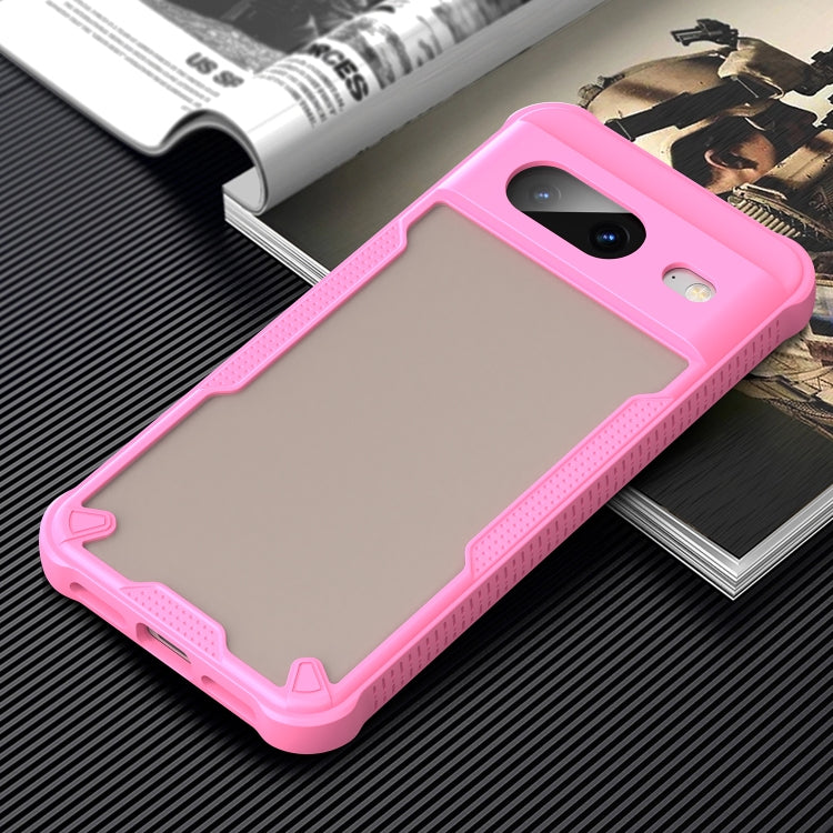 For Google Pixel 8 Armor Glaze PC Hybrid TPU Phone Case