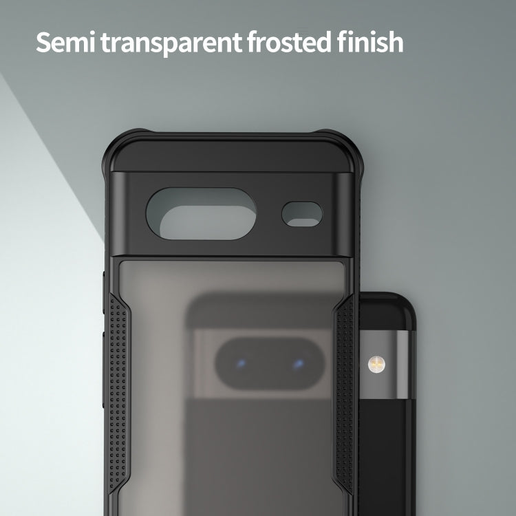 For Google Pixel 8 Armor Glaze PC Hybrid TPU Phone Case
