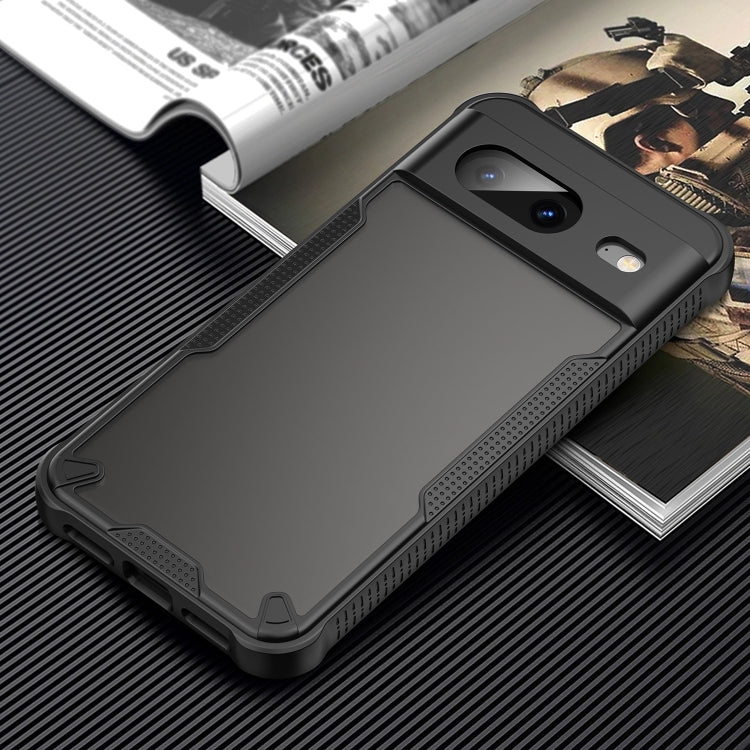 For Google Pixel 8 Armor Glaze PC Hybrid TPU Phone Case