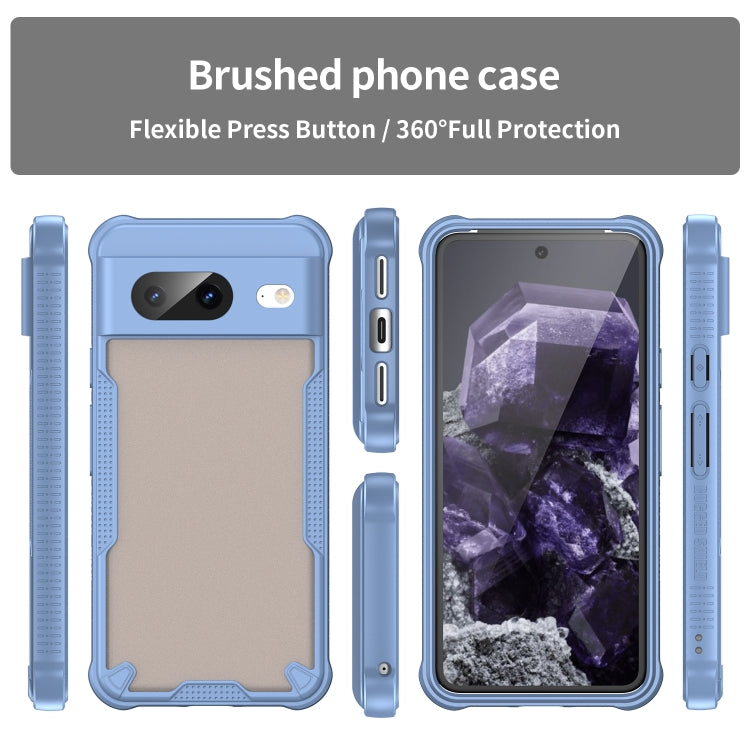 For Google Pixel 8 Armor Glaze PC Hybrid TPU Phone Case