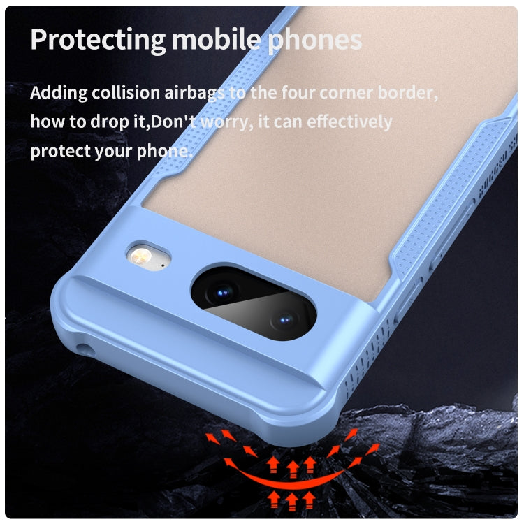 For Google Pixel 8 Armor Glaze PC Hybrid TPU Phone Case