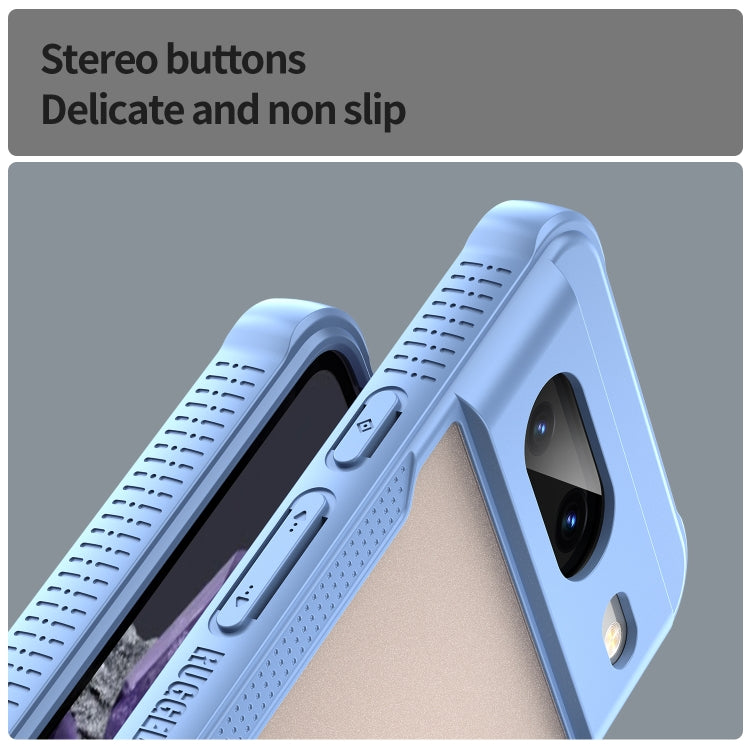 For Google Pixel 8 Armor Glaze PC Hybrid TPU Phone Case