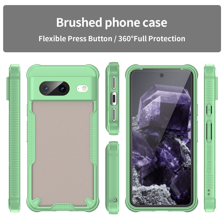 For Google Pixel 8 Armor Glaze PC Hybrid TPU Phone Case