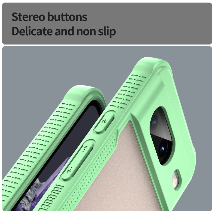 For Google Pixel 8 Armor Glaze PC Hybrid TPU Phone Case