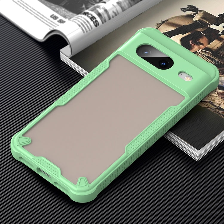 For Google Pixel 8 Armor Glaze PC Hybrid TPU Phone Case