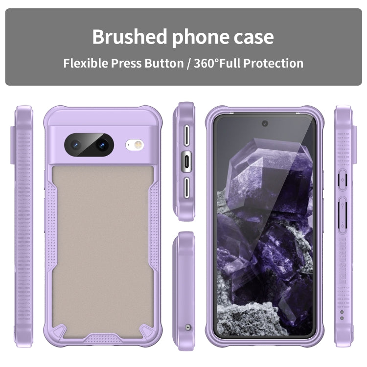 For Google Pixel 8 Armor Glaze PC Hybrid TPU Phone Case