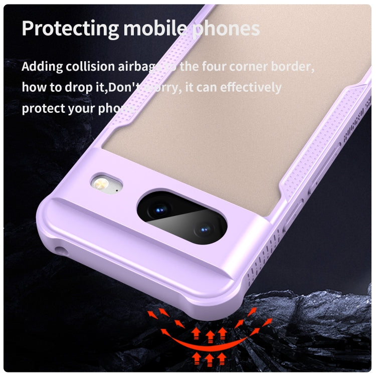 For Google Pixel 8 Armor Glaze PC Hybrid TPU Phone Case