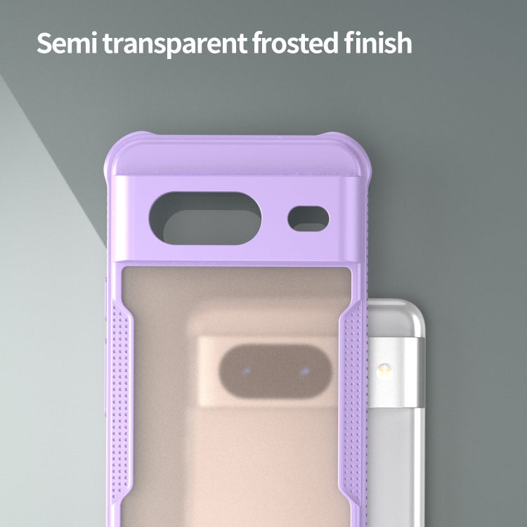 For Google Pixel 8 Armor Glaze PC Hybrid TPU Phone Case