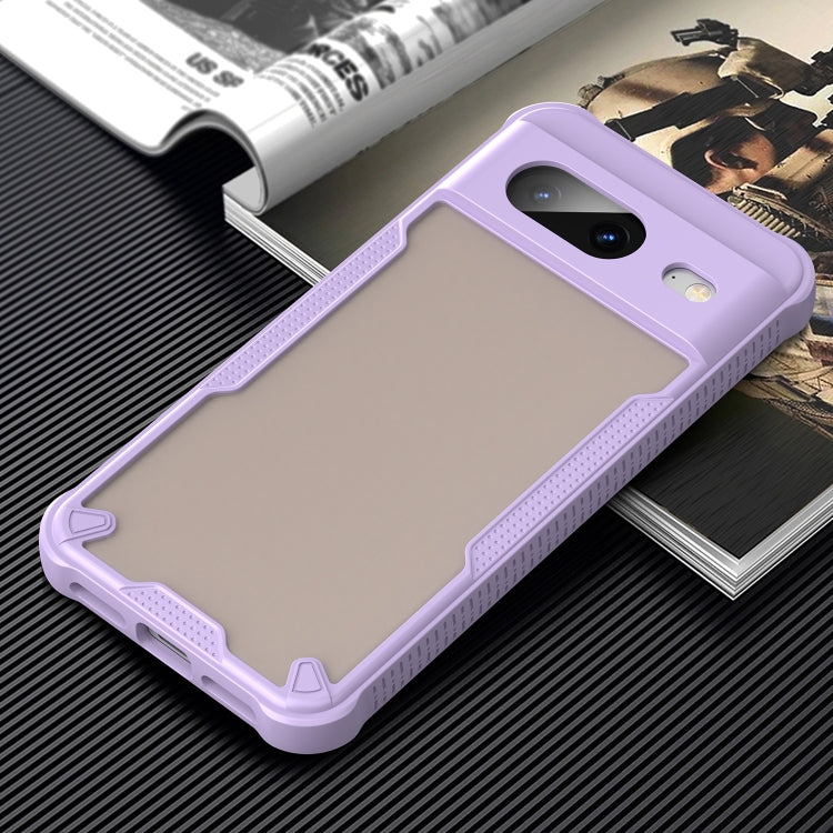 For Google Pixel 8 Armor Glaze PC Hybrid TPU Phone Case