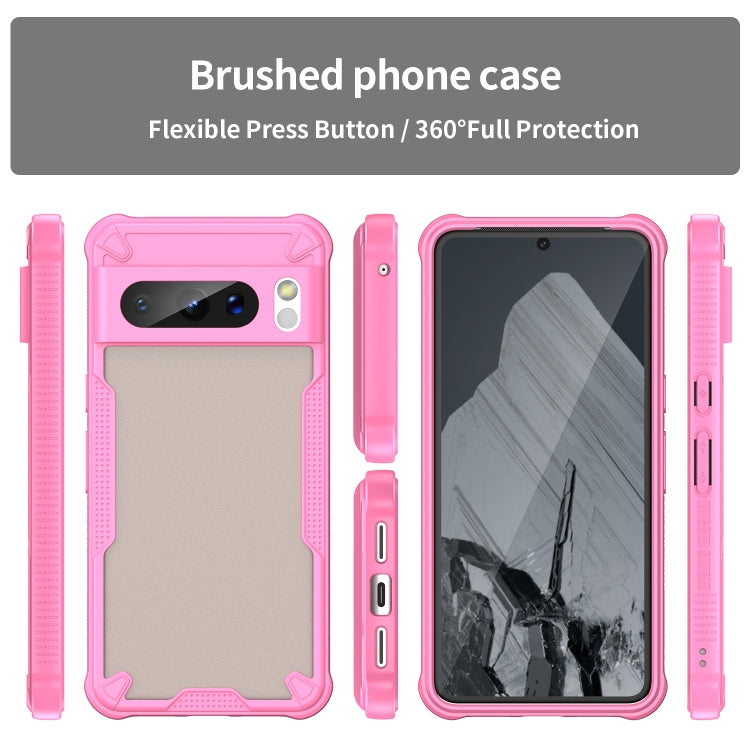 For Google Pixel 8 Pro Armor Glaze PC Hybrid TPU Phone Case