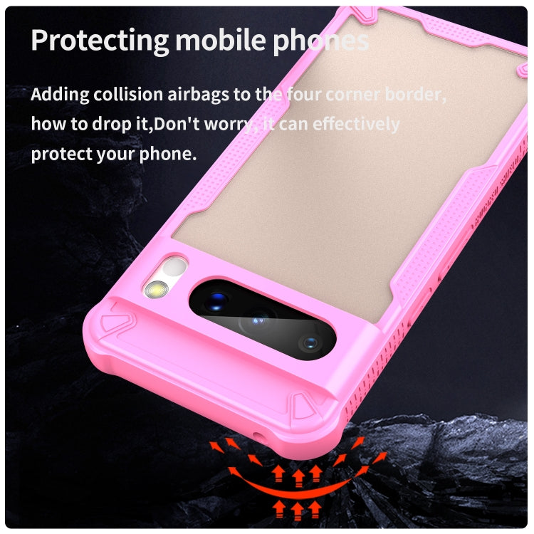 For Google Pixel 8 Pro Armor Glaze PC Hybrid TPU Phone Case
