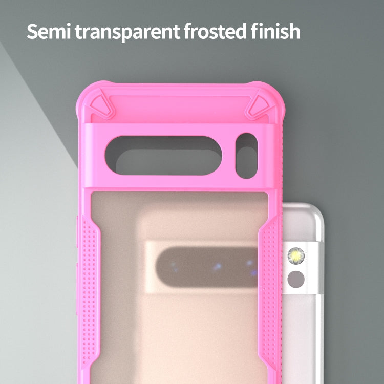 For Google Pixel 8 Pro Armor Glaze PC Hybrid TPU Phone Case