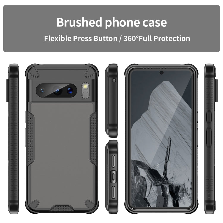 For Google Pixel 8 Pro Armor Glaze PC Hybrid TPU Phone Case