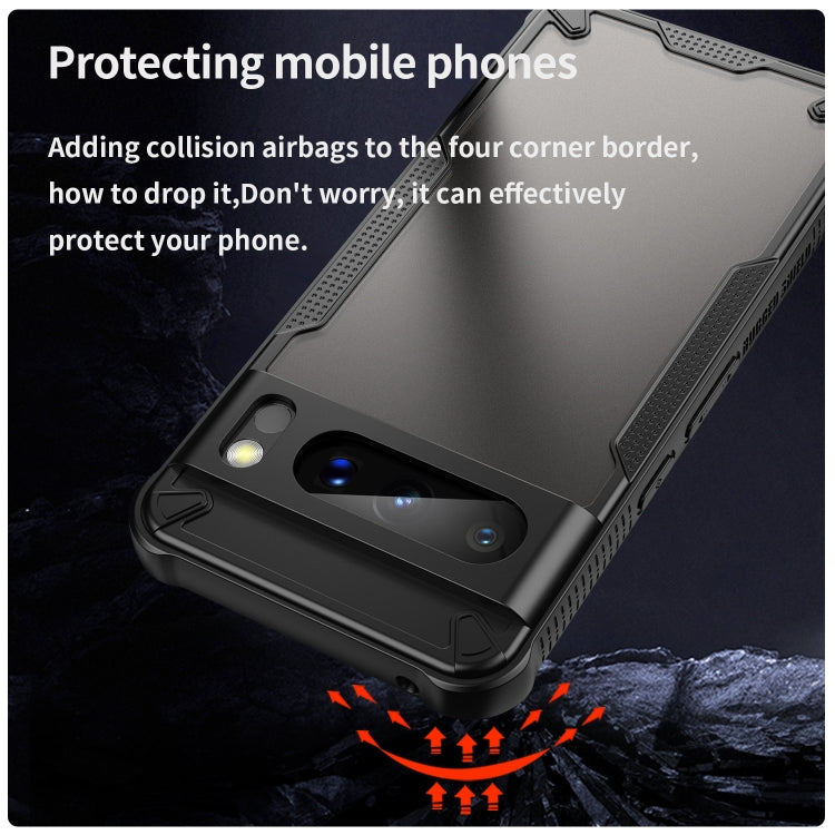 For Google Pixel 8 Pro Armor Glaze PC Hybrid TPU Phone Case