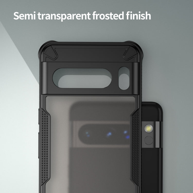 For Google Pixel 8 Pro Armor Glaze PC Hybrid TPU Phone Case