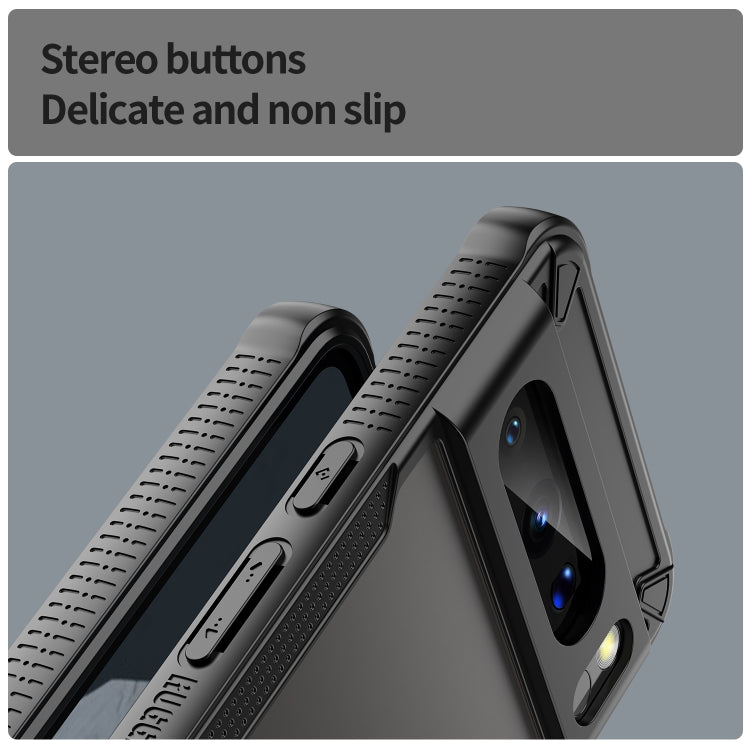 For Google Pixel 8 Pro Armor Glaze PC Hybrid TPU Phone Case