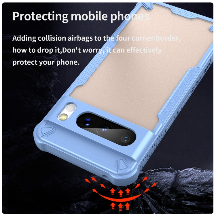 For Google Pixel 8 Pro Armor Glaze PC Hybrid TPU Phone Case