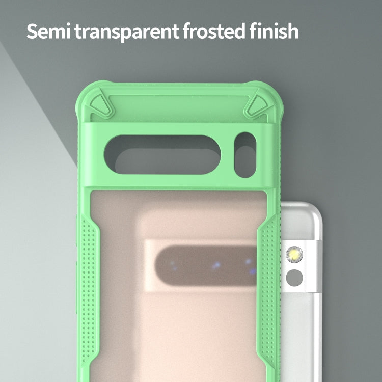 For Google Pixel 8 Pro Armor Glaze PC Hybrid TPU Phone Case