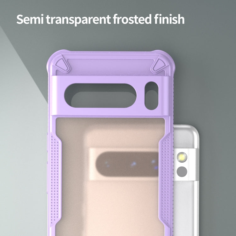For Google Pixel 8 Pro Armor Glaze PC Hybrid TPU Phone Case