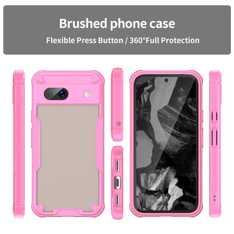 For Google Pixel 8a Armor Glaze PC Hybrid TPU Phone Case