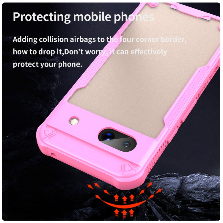 For Google Pixel 8a Armor Glaze PC Hybrid TPU Phone Case