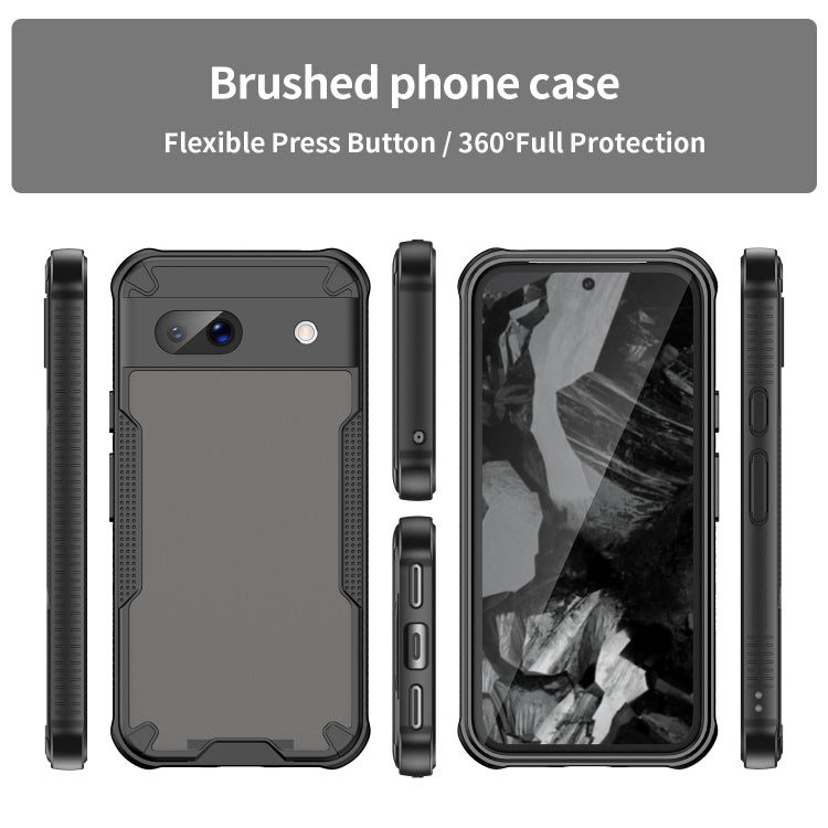 For Google Pixel 8a Armor Glaze PC Hybrid TPU Phone Case
