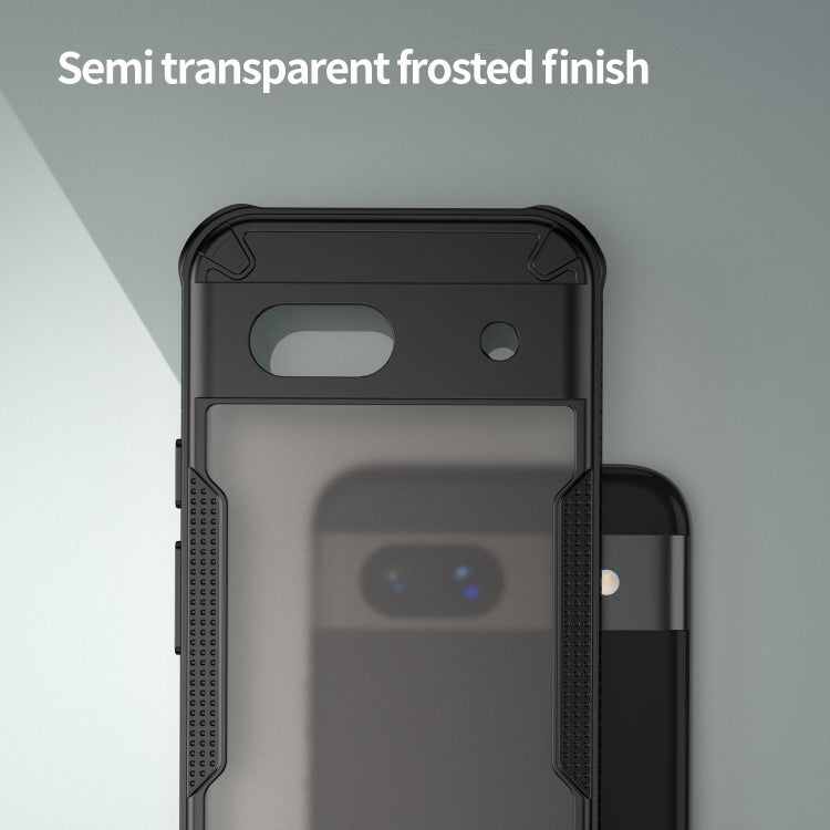 For Google Pixel 8a Armor Glaze PC Hybrid TPU Phone Case