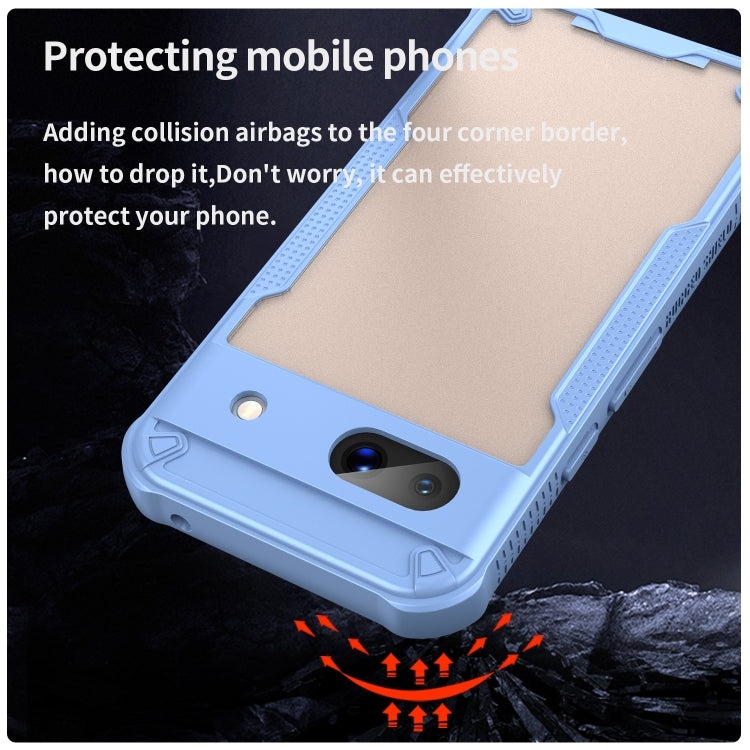 For Google Pixel 8a Armor Glaze PC Hybrid TPU Phone Case