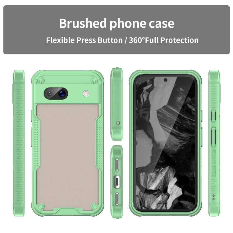 For Google Pixel 8a Armor Glaze PC Hybrid TPU Phone Case