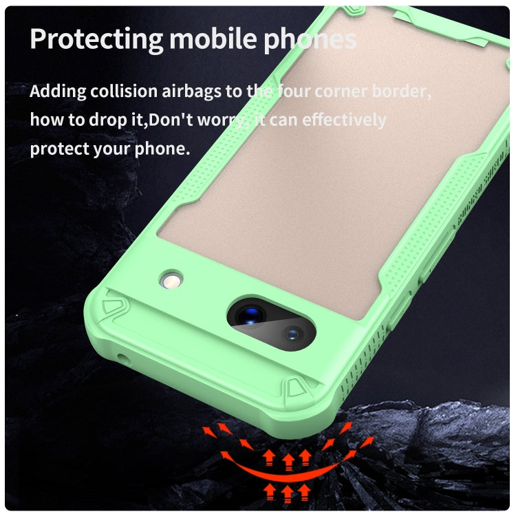 For Google Pixel 8a Armor Glaze PC Hybrid TPU Phone Case