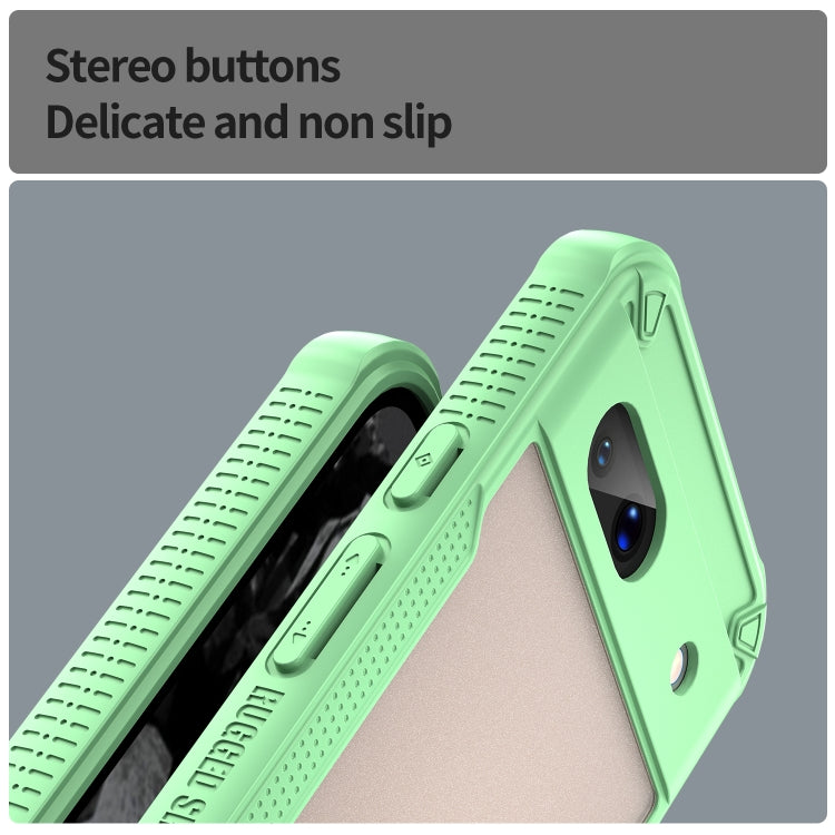 For Google Pixel 8a Armor Glaze PC Hybrid TPU Phone Case