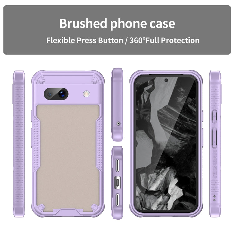For Google Pixel 8a Armor Glaze PC Hybrid TPU Phone Case