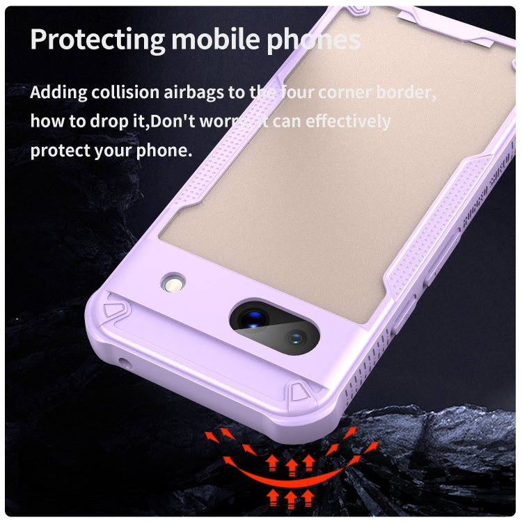 For Google Pixel 8a Armor Glaze PC Hybrid TPU Phone Case