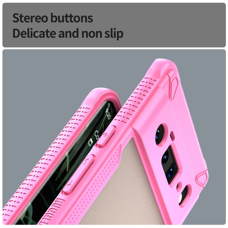 For Google Pixel 6 Pro Armor Glaze PC Hybrid TPU Phone Case