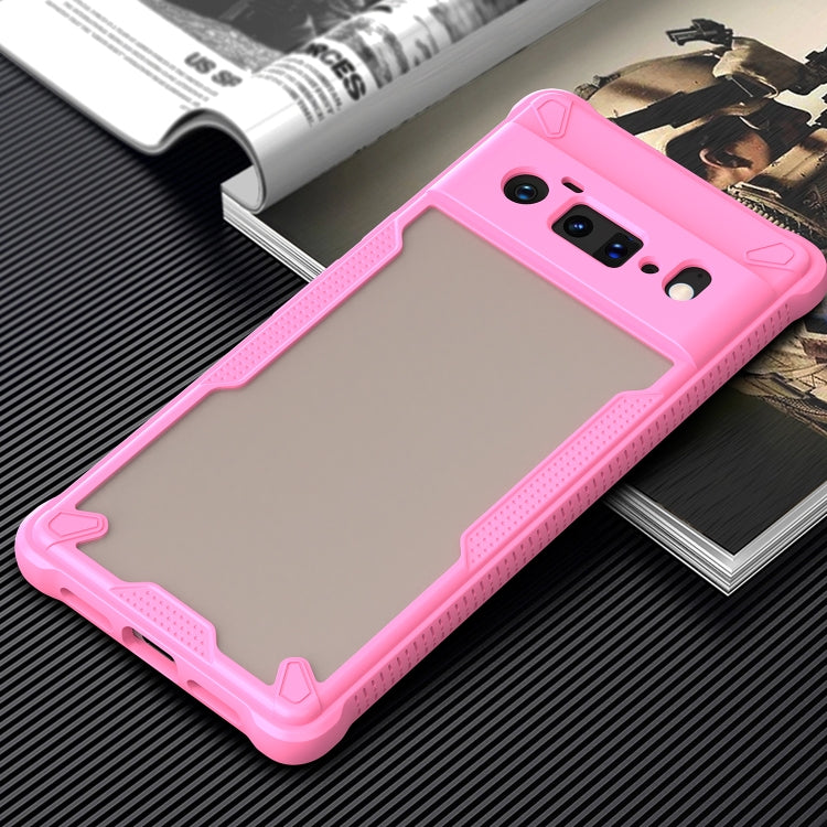 For Google Pixel 6 Pro Armor Glaze PC Hybrid TPU Phone Case