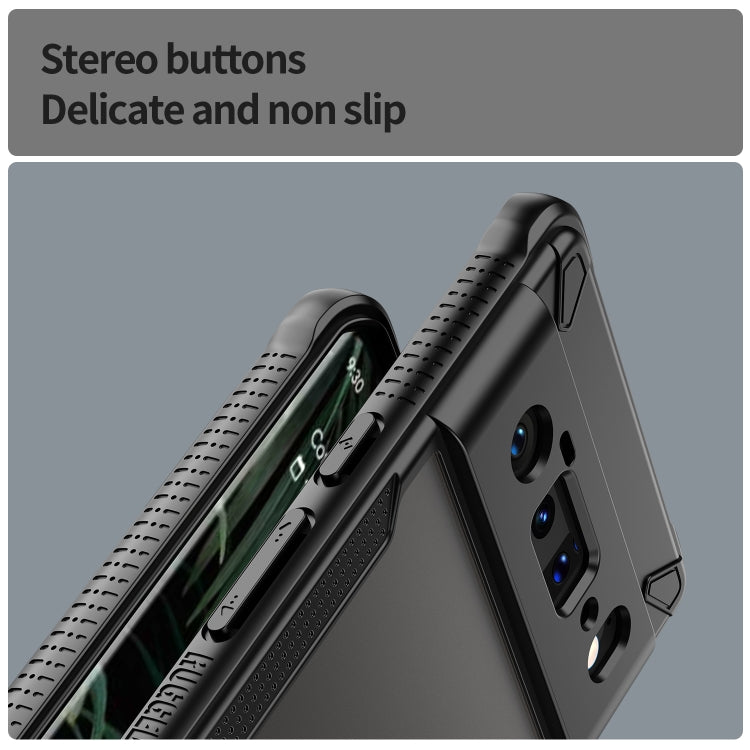 For Google Pixel 6 Pro Armor Glaze PC Hybrid TPU Phone Case