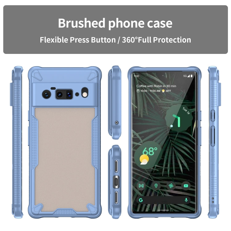 For Google Pixel 6 Pro Armor Glaze PC Hybrid TPU Phone Case