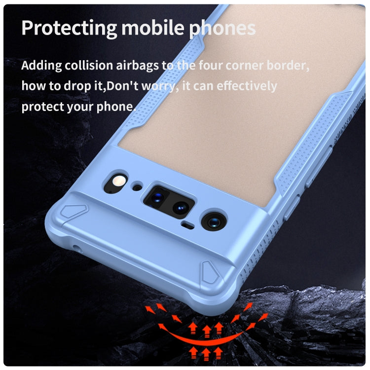 For Google Pixel 6 Pro Armor Glaze PC Hybrid TPU Phone Case