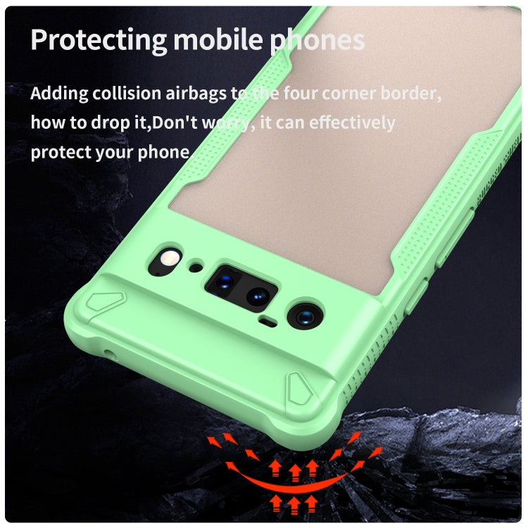 For Google Pixel 6 Pro Armor Glaze PC Hybrid TPU Phone Case
