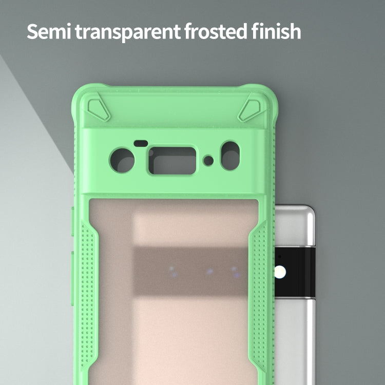 For Google Pixel 6 Pro Armor Glaze PC Hybrid TPU Phone Case