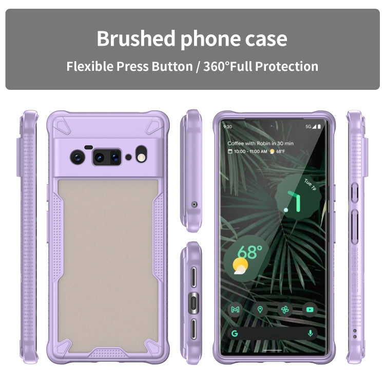 For Google Pixel 6 Pro Armor Glaze PC Hybrid TPU Phone Case