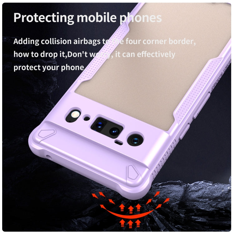 For Google Pixel 6 Pro Armor Glaze PC Hybrid TPU Phone Case